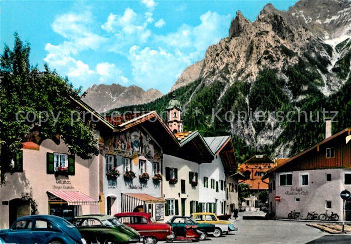 Mittenwald Karwendel Tirol Kuenstlerkarte
