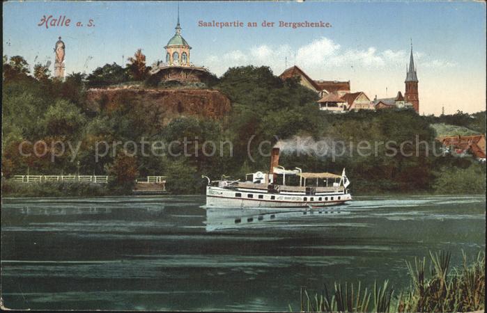 Halle Saale Saalepartie an der Bergschenke