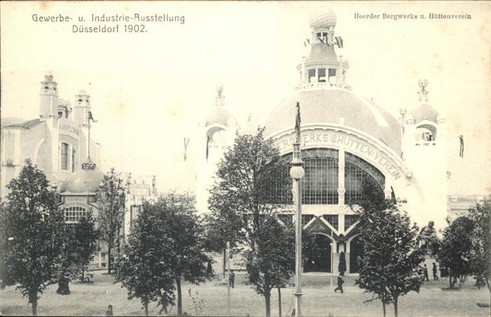 DuessELDORF  CITY Gewerbe-u.Industrieausstellung 1902 (Hoerder Bergwerks-u.Huett