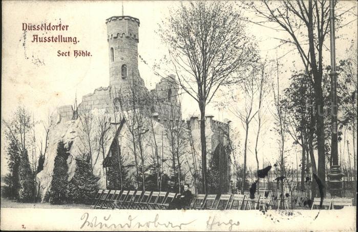 DuessELDORF  CITY Ausstellung 1902 Sect Hoehle