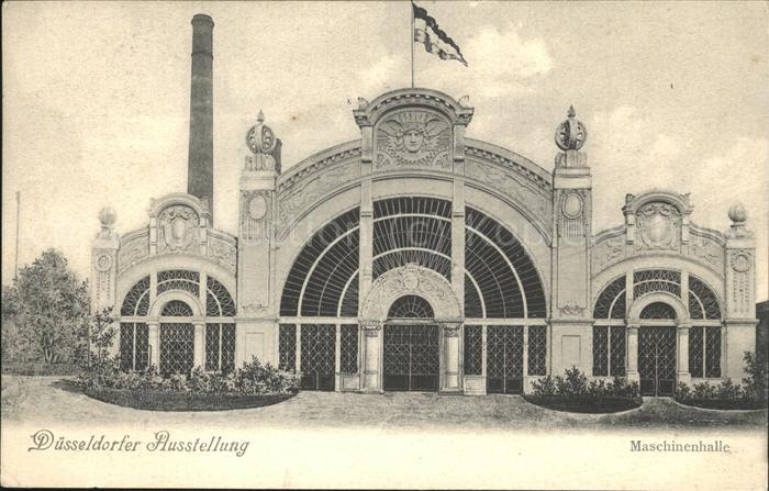 DuessELDORF  CITY Ausstellung 1902 (Maschinenhalle)
