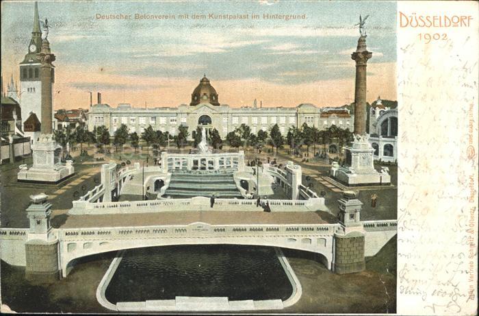 DuessELDORF  CITY Ausstellungsgelaende 1902 (Deutscher Betonverein)