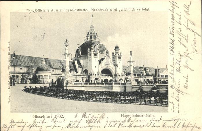 DuessELDORF  CITY Ausstellung 1902 (Hauptindustriehalle)