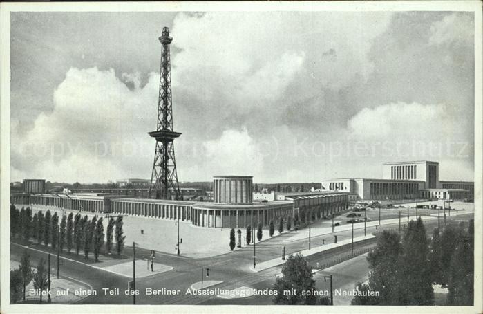 BERLIN  CITY Ausstellungsgelaende mit Funkturm