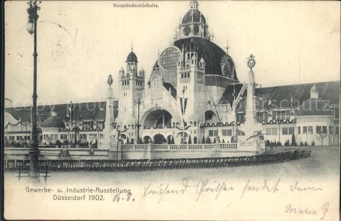 DuessELDORF CITY Gerwerbe-u.Industrieausstelung 1902 (Hauptindustriehalle)
