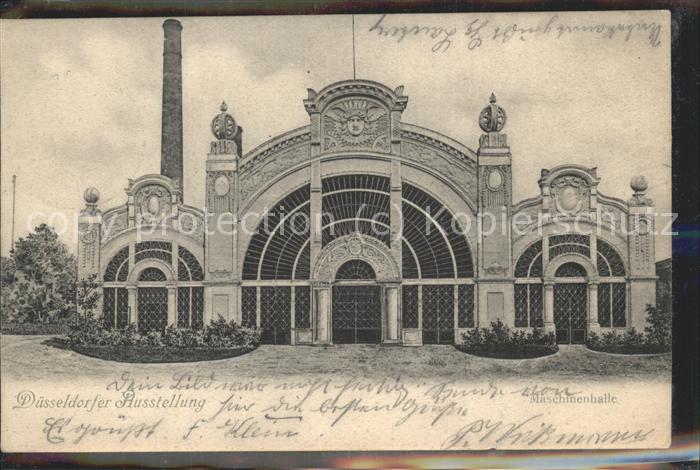 DuessELDORF CITY Ausstellung 1902 (Maschinenhalle)