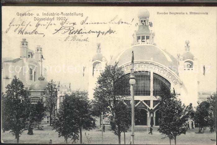 DuessELDORF CITY Gewerbe- u.Industrieausstellung 1902 (Hoerder Bergwerks u.Huet