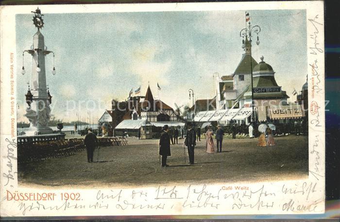 DuessELDORF CITY Ausstellung 1902 (Cafe-Weitz)