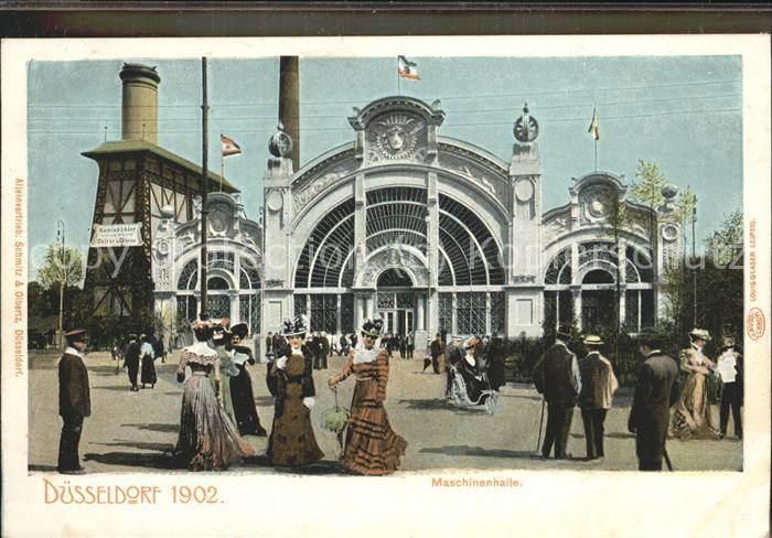 DuessELDORF CITY Ausstellung 1902 (Maschinenhalle)