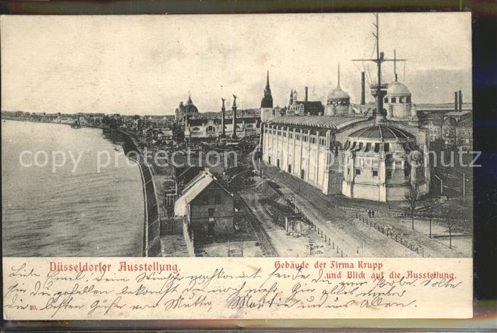 DuessELDORF CITY Ausstellung 1902 (Gebaeude der Firma Krupp)