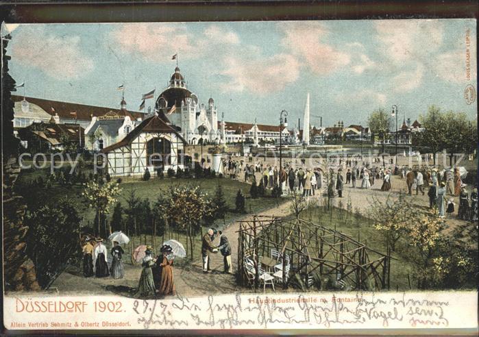 DuessELDORF CITY Ausstellung 1902 (Hauptindustriehalle)