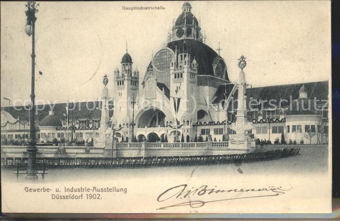 DuessELDORF CITY Gewerbe-u.Industrieausstellung (Hauptindustriehalle)