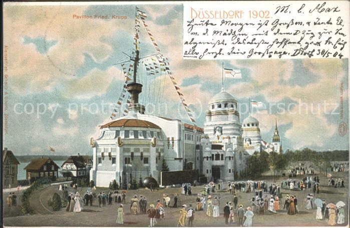 DuessELDORF CITY Ausstellung 1902 (Pavillon Friedr.Krupp)