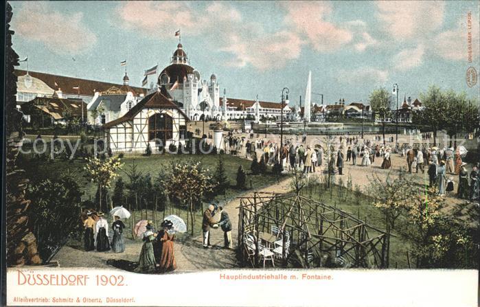 DuessELDORF CITY Ausstellung 1902 (Hauptindustriehalle)