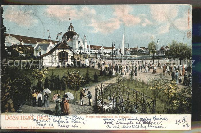 DuessELDORF CITY Ausstellung 1902 (Hauptindustriehalle)