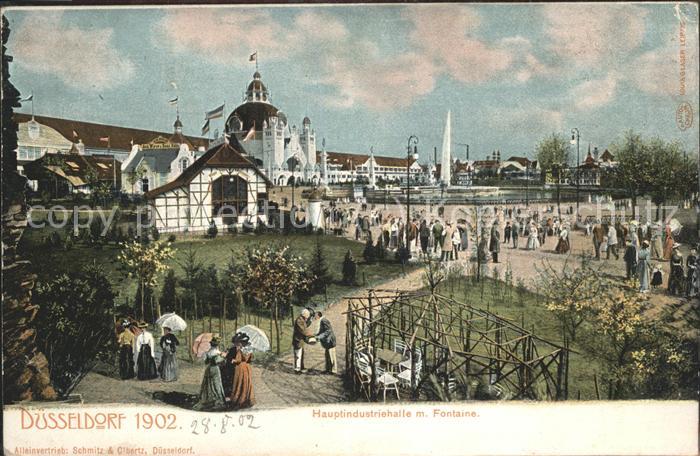 DuessELDORF CITY Ausstellung 1902 (Hauptindustriehalle)