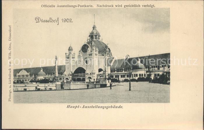 DuessELDORF  CITY Ausstellung 1902 (Haupt-Ausstellungsgebaeude)