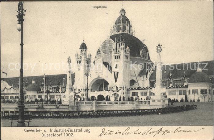 DuessELDORF  CITY Gewerbe-u.Industrie-Ausstellung 1902 (Haupthalle)
