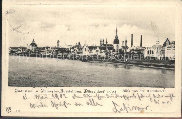 DuessELDORF  CITY Industrie-u.Gewerbe-Ausstellung 1902 (Ausstellungsgelaende)