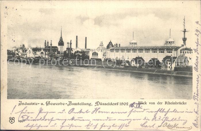 DuessELDORF  CITY Industrie-u.Gewerbe-Ausstellung 1902 (Ausstellungsgelaende)