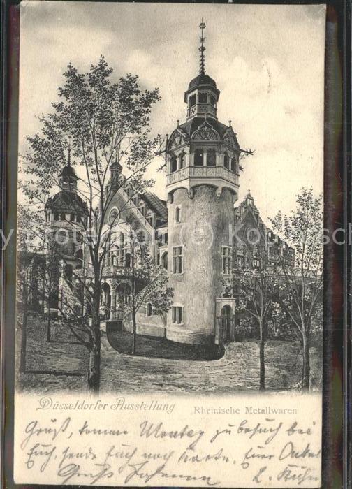 Ausstellung Industrie Gewerbe Kunst Dues Rheinische Metallwaren
