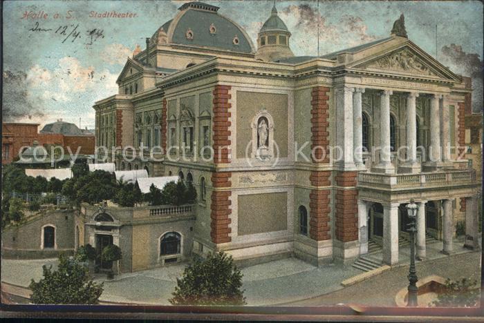 Theatergebaeude Halle Saale Stadttheater