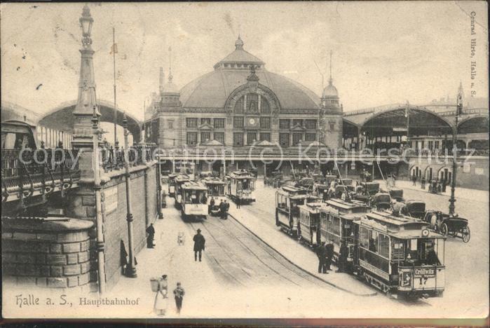 Strassenbahn Halle a. Saale Hauptbahnhof