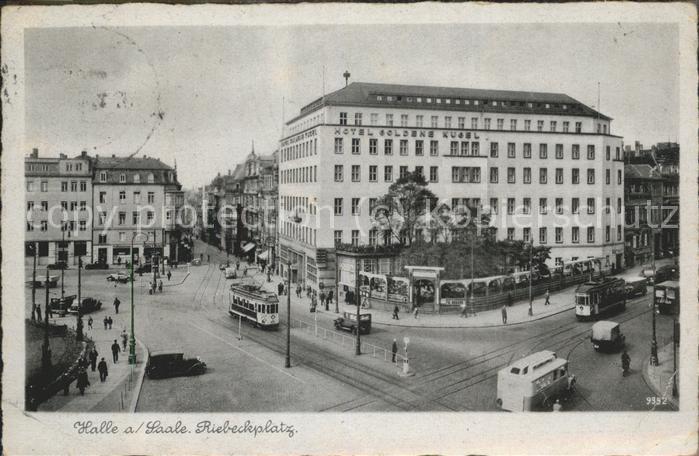 Strassenbahn Halle an der Saale Riebeckplatz