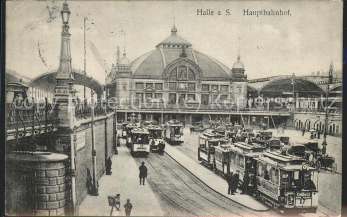 Strassenbahn Halle an der Saale Hauptbahnhof
