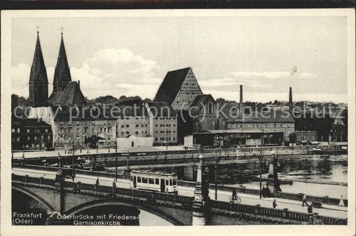 Strassenbahn Frankfurt Oder Oderbrücke Friedens-Garn