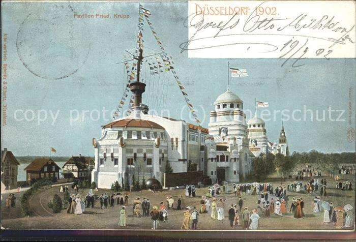 Ausstellung Industrie Gewerbe Kunst Dues Pavillon Friedrich Krupp