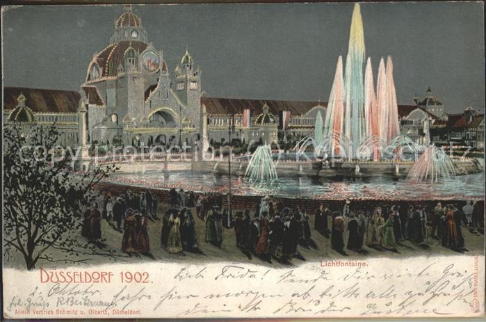 Ausstellung Industrie Gewerbe Kunst Dues Lichtfontaine