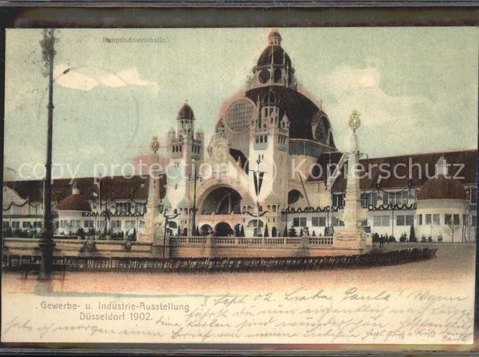 Ausstellung Industrie Gewerbe Kunst Dues Hauptindustriehalle