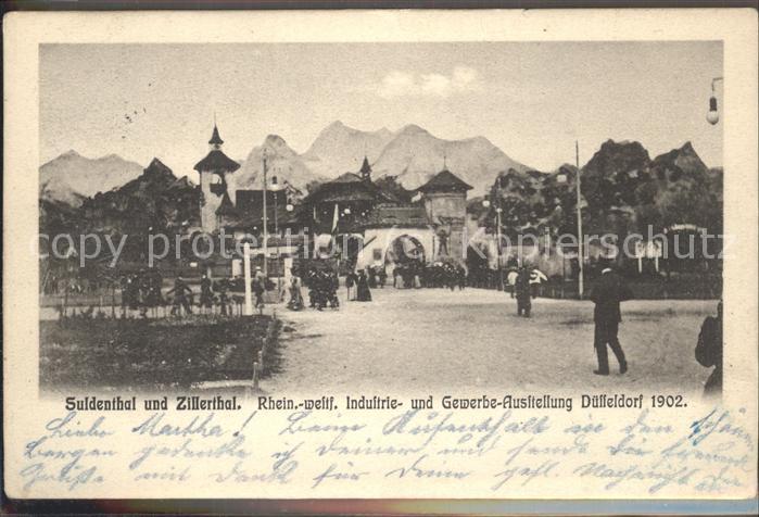 Ausstellung Industrie Gewerbe Kunst Dues Suldenthal Zillerthal