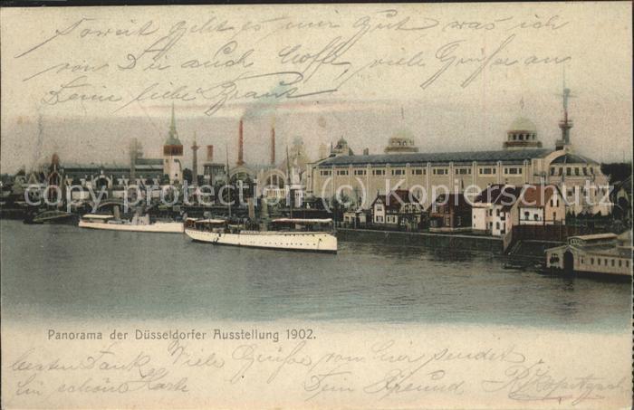 Ausstellung Industrie Gewerbe Kunst Dues Dampfer