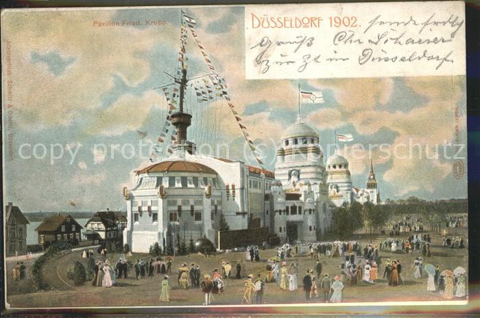 Ausstellung Industrie Gewerbe Kunst Dues Pavillon Friedrich Krupp
