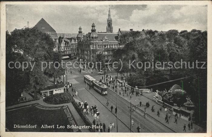 Strassenbahn Düsseldorf Albert Leo Schlageter-Platz