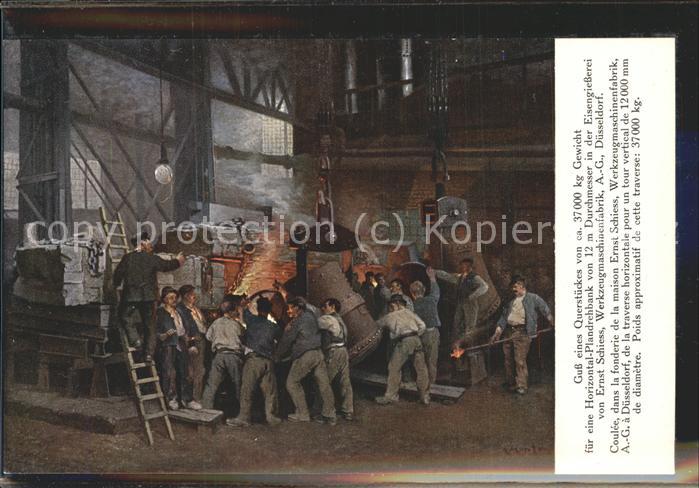 Berufe Eisengießerei Ernst Schiess Düsseldorf