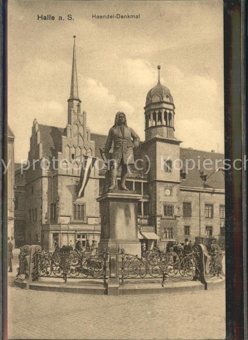 Haendel Georg Friedrich Denkmal Halle an der Saale