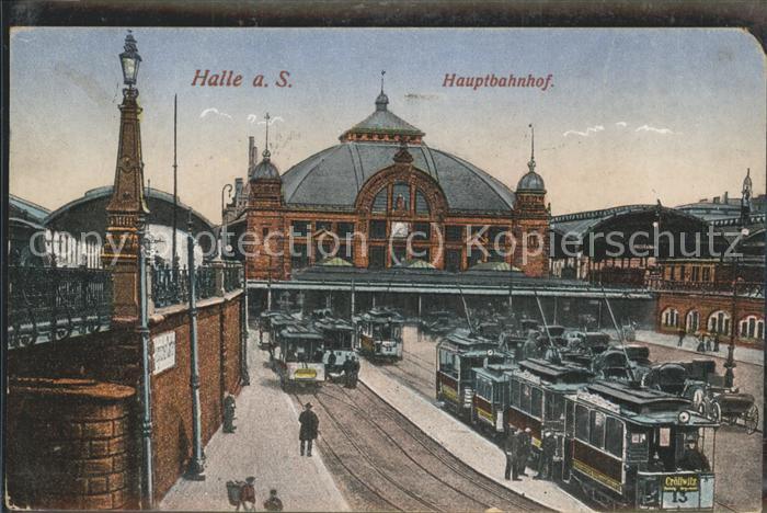 Strassenbahn Halle an der Seele Hauptbahnhof