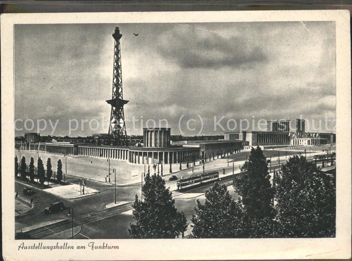 Funkturm Strassenbahn Berlin Ausstellungshallen