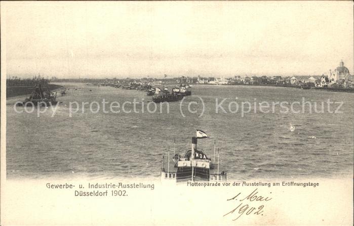 Ausstellung Industrie Gewerbe Kunst Dues Flottenparade Eröffnung