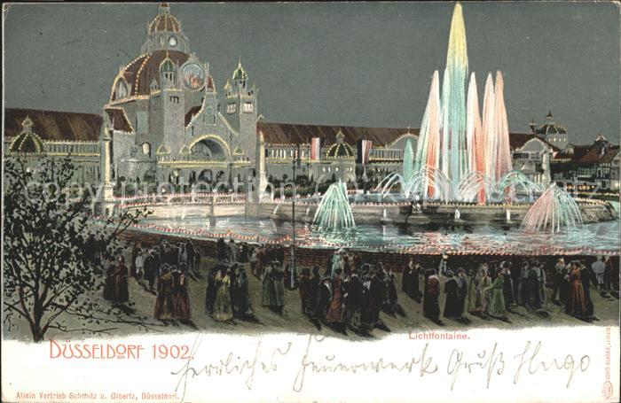 Ausstellung Industrie Gewerbe Kunst Dues Lichtfontaine