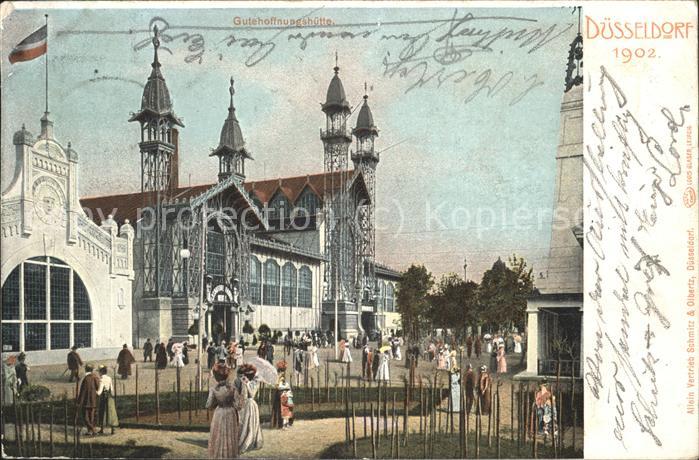 Ausstellung Industrie Gewerbe Kunst Duesseldorf 1902  Gutehoffnungshuette