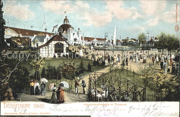 Ausstellung Industrie Gewerbe Kunst Dues Hauptindustriehalle Fontaine