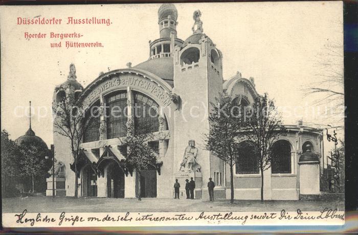 Ausstellung Industrie Gewerbe Kunst Duesseldorf 1902  Hoerder Bergwerks- und Hue