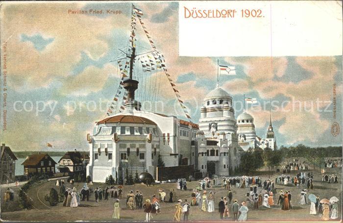 Ausstellung Industrie Gewerbe Kunst Dues Pavillon Friedrich Krupp