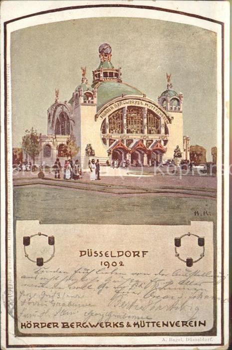 Ausstellung Industrie Gewerbe Kunst Dues Hörder Bergwerks- und Hüttenverein