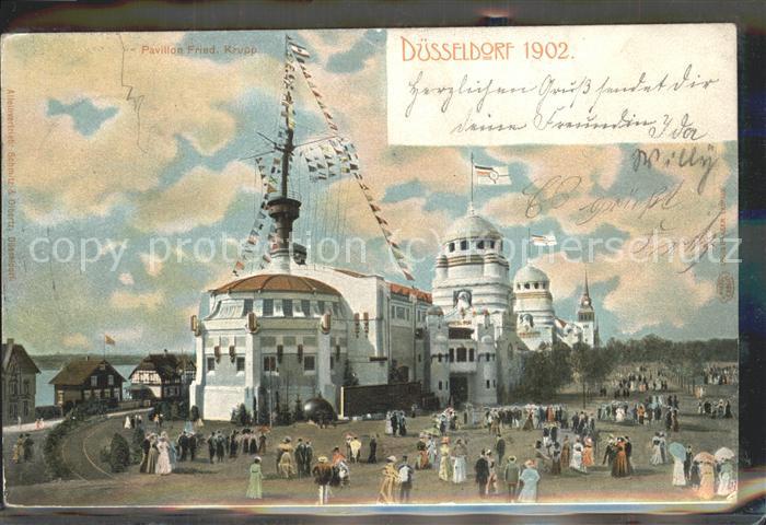 Ausstellung Industrie Gewerbe Kunst Dues Pavillon Friedrich Krupp
