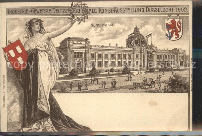 Ausstellung Industrie Gewerbe Kunst Duesseldorf 1902  Kunstpalast